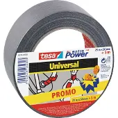 TESA UNIVERSAL 56396-00000-00 Textieltape Zilver (l x b) 30 m x 50 mm 1 stuk(s)