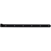 Alberts Kruisheng Recht Uiteinde Afgerond Zwart 600mm ⌀16mm