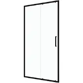 Aurlane - Douche Schuifdeur Factory 100 X 200cm - Zwart Profiel - 6 Mm Helder Glas
