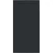 Allibert - Douchebak - Luna 160 X 80 Cm - Polybeton - Zwart