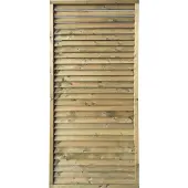 Solid Vaste Lamellenwand S1063 Geïmpregneerd Hout 90x200cm