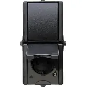 Kopp Combinatie Verticaal Proaqa Geaard Ip44 Zwart