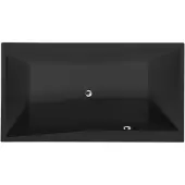 Sapho Rechthoekig Ligbad Quest 180x100x49 cm Mat Zwart