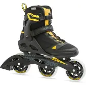 Rollerblade - Macroblade 100 3WD Black Saffron Yellow - Fitness Tour skates - 42.5