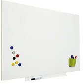 Rocada Whiteboard 6421MATT (b x h) 150 cm x 100 cm Wit (RAL 9003) Kunststof coating Incl. opbergbakje, Horizontaal- of verticaalformaat