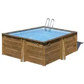 Gre Opzetzwembad Loire Set Vierkant Met Filterpomp 305x305x119cm