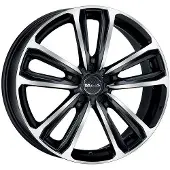 Mak Litá velg MAGMA, 7x17 inch, 5x108 steek, ET 50, zwarte glansfinish