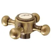 Sapho Kruisgreep handel antea 7x7 cm brons