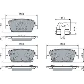 Bosch 0 986 460 153 Remblokken