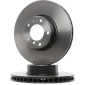 Brembo Remschijf 9557921 voorkant, geventileerd, sterk gecarboniseerd, 1 Stuk
