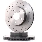 Brembo Remschijf 09A61351 voorkant, geventileerd, sterk gecarboniseerd, 1 Stuk