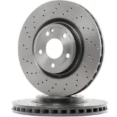 Brembo Remschijf 09B80751 voorkant, geventileerd, sterk gecarboniseerd, 1 Stuk