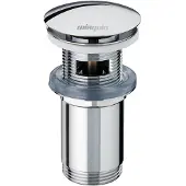 Wirquin Afvoerplug Lang 100-119mm Chroom