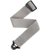 Daddario PWSAL405 Auto Lock Polypro Guitar Strap Silver