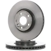 Brembo Remschijf 09A42711 voorkant, geventileerd, 1 Stuk