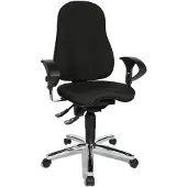 Topstar SITNESS 10 - Professionele bureaustoel Zwart Stof