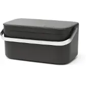 Brabantia SinkSide Afvalbakje Aanrecht - 1,8 liter - Dark Grey