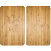 Wenko 2 fornuisafdekplaten (Lunch, houtlook)