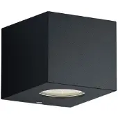 TRIO Wand Lamp Cordoba Up Down 2x2w 3000k 11 5cm Zwart