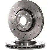 Brembo Remschijf 09B74251 voorkant, geventileerd, sterk gecarboniseerd, 1 Stuk