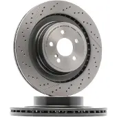 Brembo 2012 Mercedes C63 AMG/12-14 CLS63 AMG Rear Premium UV Coated OE Equivalent Rotor