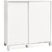 Wohnling Schoenenkast wit 38 cm breed - WL5.712