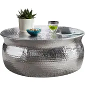 Wohnling Salontafel KARAM aluminium zilver 75 cm