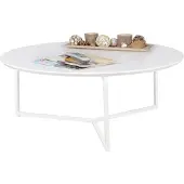 Wohnling Salontafel wit rond 80 cm