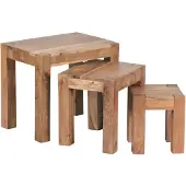 Wohnling Bijzettafelset MUMBAI acacia bruin