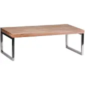 Wohnling Salontafel acaciahout bruin 120 cm Bruin