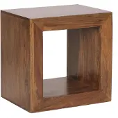 Wohnling Massieve Indische palissander Legbord 0 440 x 330 x 440 mm Bruin Sheesham