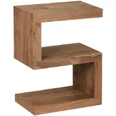 Wohnling Bijzettafel MUMBAI acacia bruin 60 cm