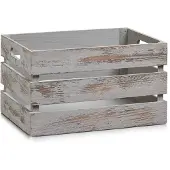 Zeller Present Houten kist Vintage Diepte: ca. 25 cm, Breedte: ca. 35 cm (1 stuk)