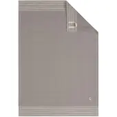 Cawö Theedoek Two-Tone Graphite (set van 4)