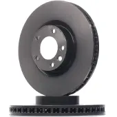 Brembo 11-18 Porsche Cayenne/11-15 Volkswagen Touareg Front Premium UV Coated OE Equivalent Rotor