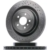 Brembo 13-16 Mercedes GL63 AMG/16-19 GLE63 AMG Rear Premium UV Coated OE Equivalent Rotor