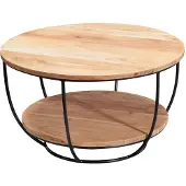 Wohnling Salontafel acaciahout bruin 60 cm Bruin