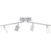 Pure Plafondlamp , Mira, dimbare, Metallic, Woonkamer, Metaal, Modern