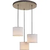 Leuchtendirekt Landelijke plafondlamp Bark hout