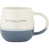 Price & Kensington mok uit aardewerk, But First Coffee