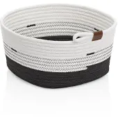 kela Mand, 32 x 27 cm, Ovaal, Wit/Zwart - |Hedda
