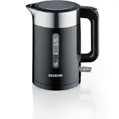 Severin WK 9265 - Waterkoker - Zwart / RVS - Zwart / RVS serie