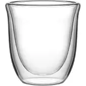 Bialetti Firenze Dubbelwandige Koffie- en Theeglazen – 200 ml – Set van 2 – Borosilicaatglas – Vaatwasserbestendig