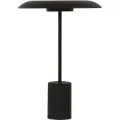 Beacon Lighting LED-tafellamp Smith, dimbaar, zwart, Woon-/ Eetkamer, metaal, LED tafellamp