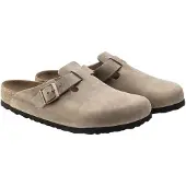 Birkenstock Dames Leren Boston Klompen (Normale Pasvorm) bruin (36), Leer, Plat, Geen, Casual 1018147