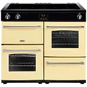 Belling Farmhouse 100Ei Range cooker Zone van inductiekookplaat Crème