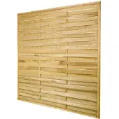 Overig Houten Schutting - Grenen - Groen Geïmpregneerd - 180x180cm - Fsc/pefc
