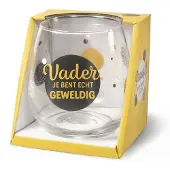 Miko Wijnglas Vader Proost! (transparant)