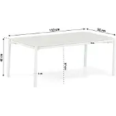 Presto Lunaro loungetafel 110 x 55 cm