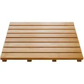 Overig Ridder Antislipmat Grating Nature - Hout - Naturel - 52x52cm